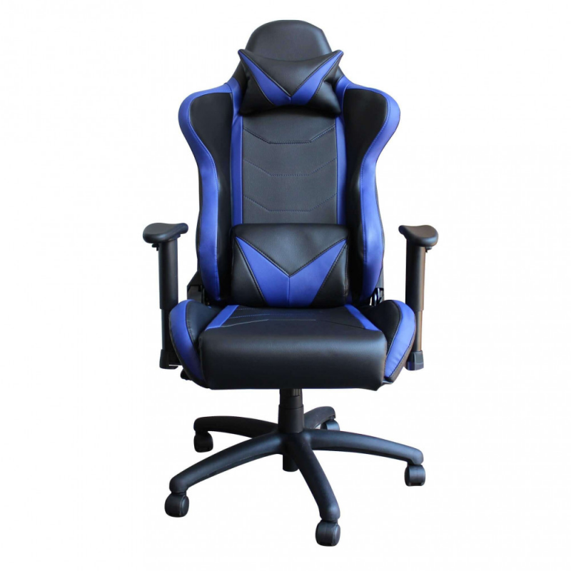 Poltrona da gaming Fallout blu e nera ergonomica regolabile