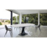 Tavolo Allungabile Twisted Marble 100 X 110 H.13 Cm