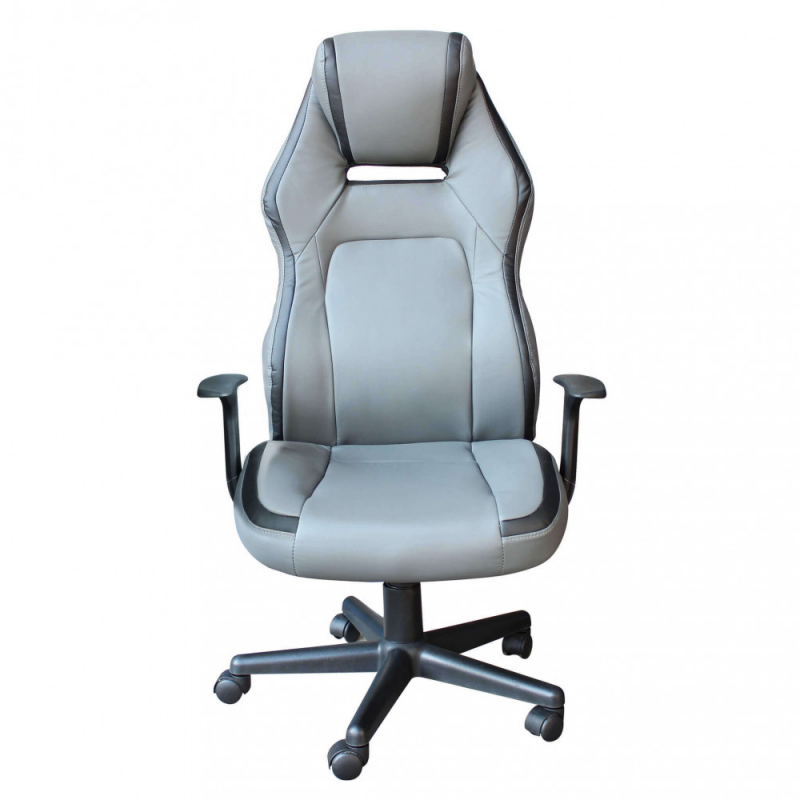 Poltrona da gaming GTA ergonomica regolabile moderna nera