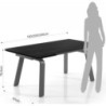 Tavolo Allungabile  167 X 96 H17 Cm