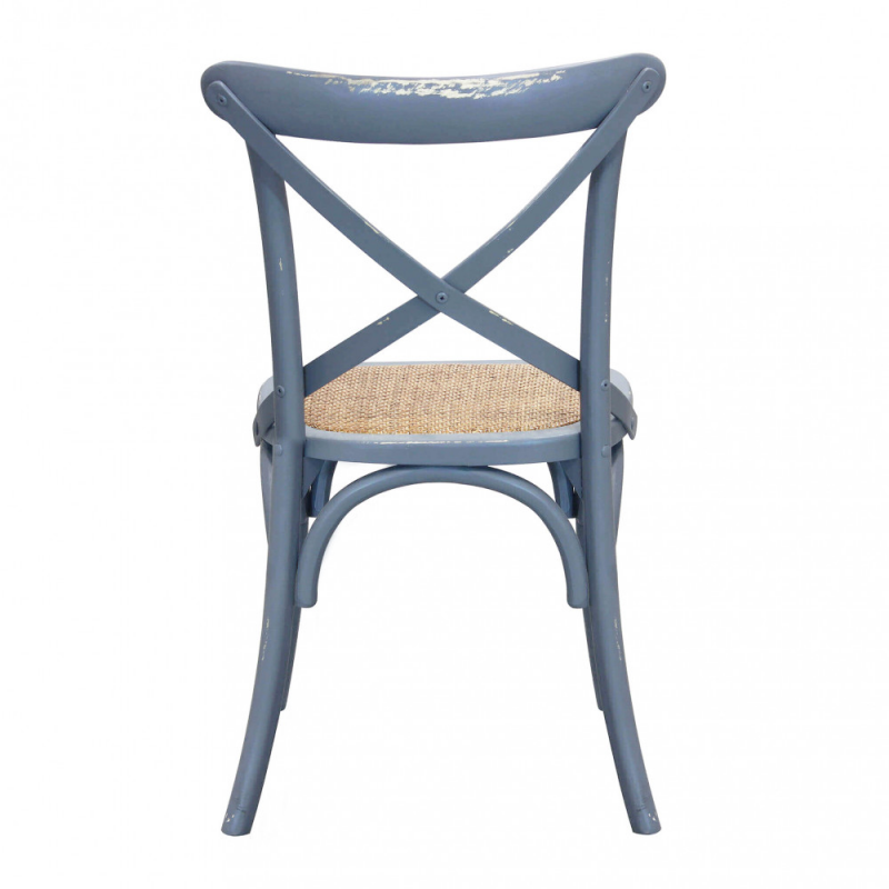 Sedia Cross grigia design versatile per cucina e soggiorno