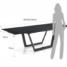 Tavolo Allungabile Raul 2 168 X 95 H14,5 Cm