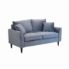 Divano 2 posti Chandler moderno grigio comfort per soggiorno