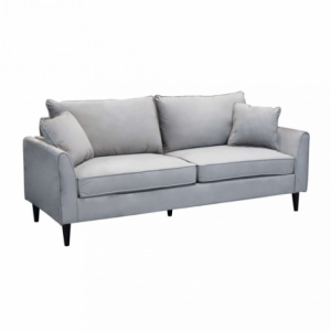 Divano 3 posti Chandler moderno grigio comfort per soggiorno