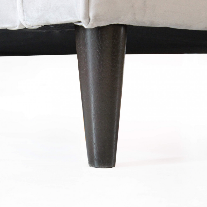 Divano 3 posti Chandler moderno grigio comfort per soggiorno