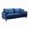 Divano 3 posti Chandler moderno verde comfort per soggiorno