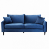 Divano 3 posti Chandler moderno verde comfort per soggiorno