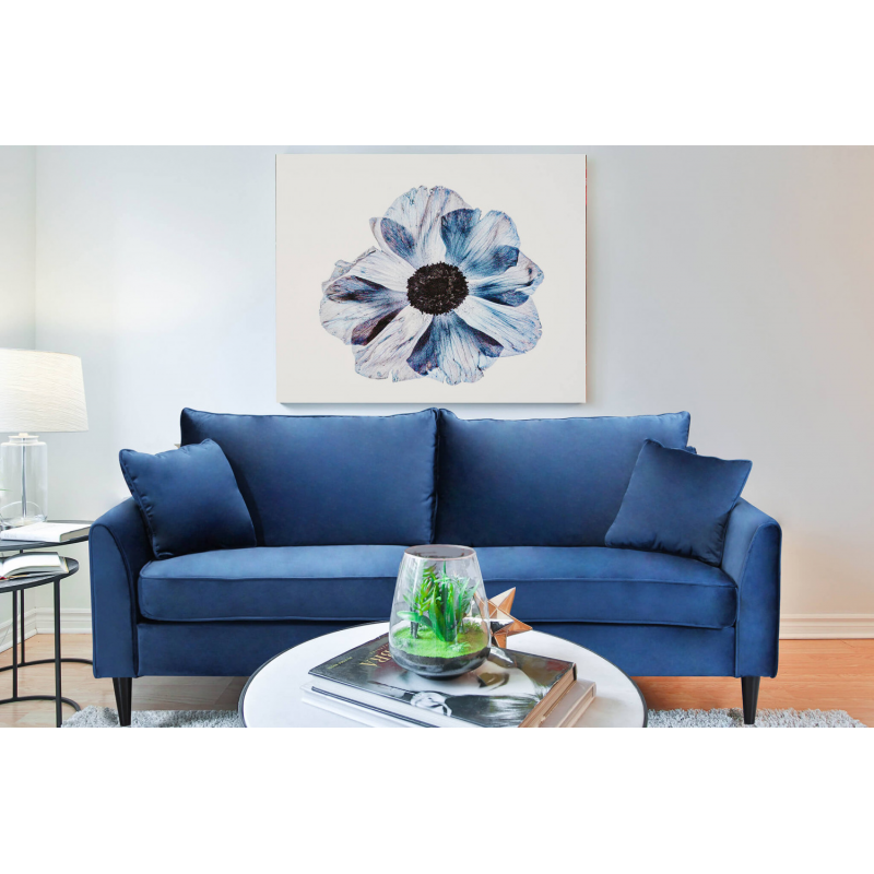 Divano 3 posti Chandler moderno verde comfort per soggiorno