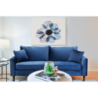 Divano 3 posti Chandler moderno verde comfort per soggiorno