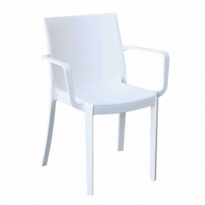 Poltrona Victoria in polipropilene moderna per soggiorno resistente