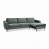 Divano con chaise longue Gregory moderno blu comfort soggiorno
