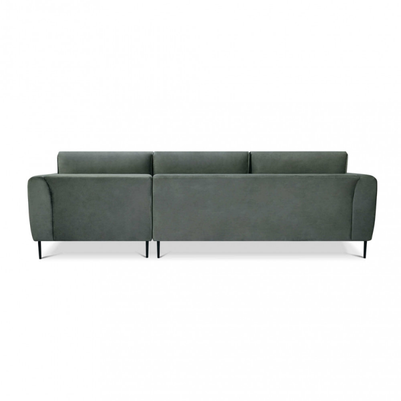 Divano con chaise longue Gregory moderno blu comfort soggiorno