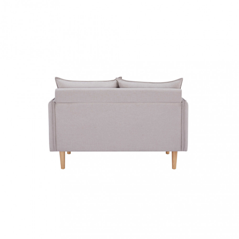 Divano 2 posti Florin moderno grigio comfort per soggiorno