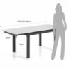 Tavolo Allungabile Mark 1 126X85 H15 Cm