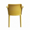Set 4 poltrone Cathy moderne imbottite per soggiorno e sala