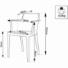 Set 4 poltrone Cathy moderne imbottite per soggiorno e sala