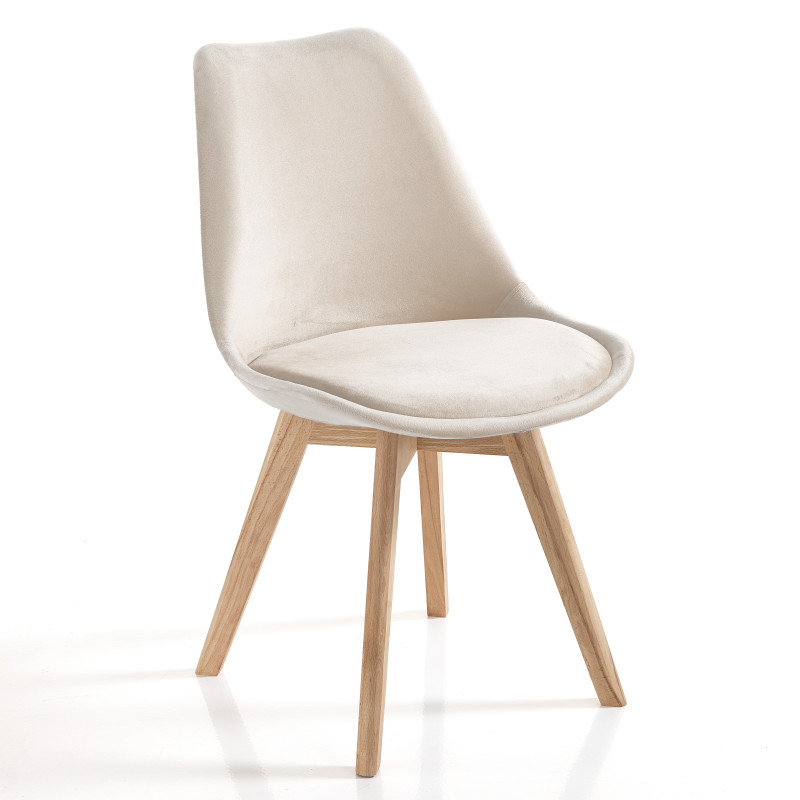 Sedia Kiki Soft Beige 65 X 47 X 50 Cm