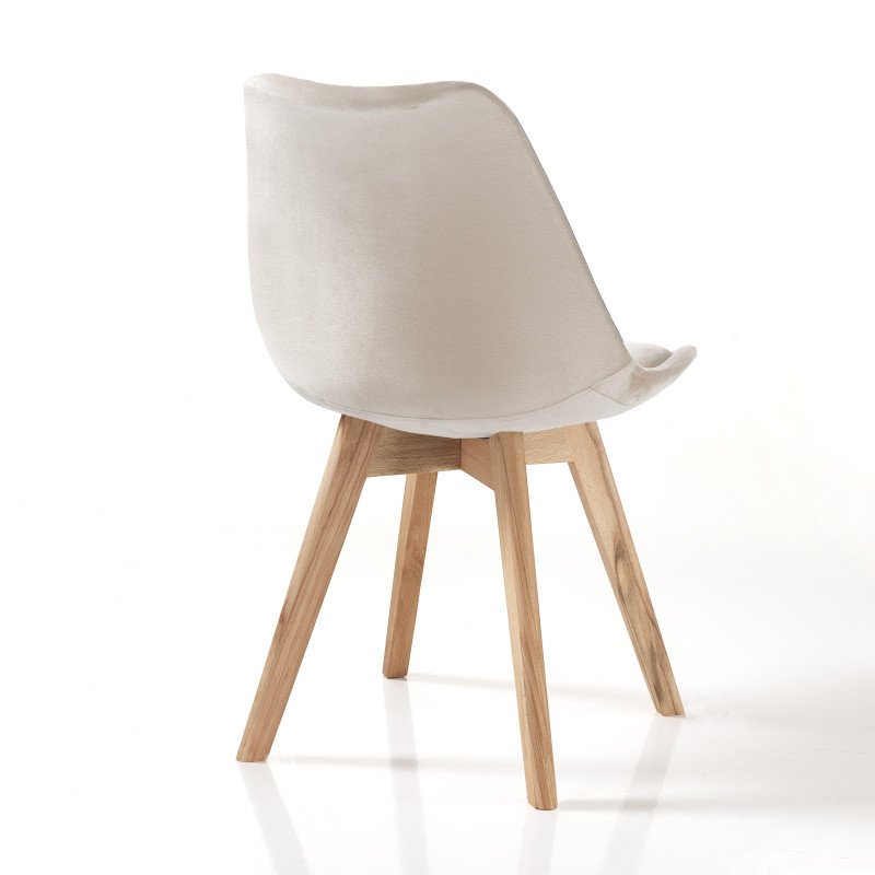 Sedia Kiki Soft Beige 65 X 47 X 50 Cm