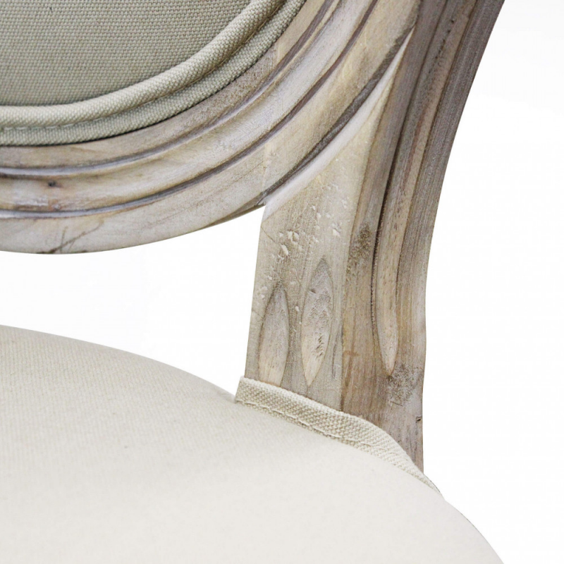 Set di 2 SEDIE CONSTANCE IN TESSUTO