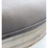 Set 2 sedie Constance velluto taupe imbottite moderne eleganti