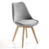 Sedia Kiki Soft Grey 65 X 47 X 50 Cm