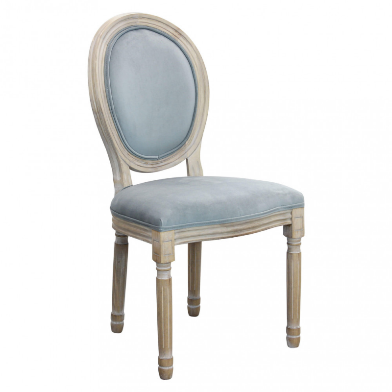 Set 2 sedie Constance velluto grigio eleganti e moderne
