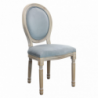 Set 2 sedie Constance velluto grigio eleganti e moderne