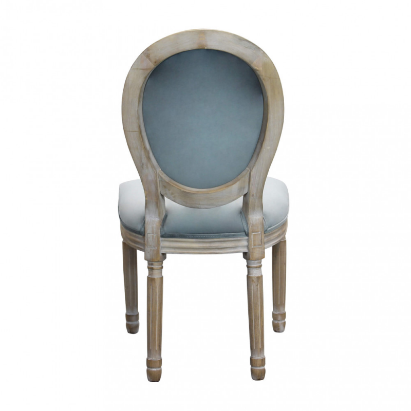 Set 2 sedie Constance velluto grigio eleganti e moderne