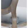 Set 2 sedie Constance velluto grigio eleganti e moderne