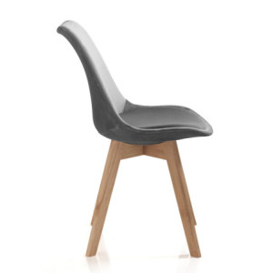 Zoom Sedia Kiki Soft Grey 65 X 47 X 50 Cm