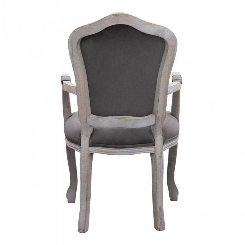 Set 2 poltrone Charlene in velluto taupe eleganti e moderne