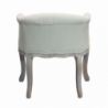 Set 2 poltrone Coreen tessuto grigio imbottite eleganti moderne