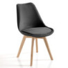 Sedia Kiki Soft Black 65 X 47 X 50 Cm