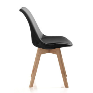 Zoom Sedia Kiki Soft Black 65 X 47 X 50 Cm