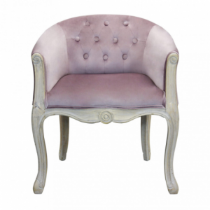 Zoom Set di 2 POLTRONE COREEN IN VELLUTO ROSA