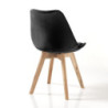 Sedia Kiki Soft Black 65 X 47 X 50 Cm