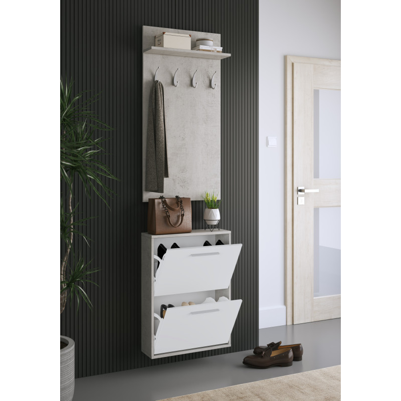 Ingresso / Scarpiera Kate Cement 79 X 40 H10 Cm