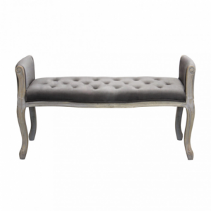 Zoom Set di 2 PANCA MADELYN IN VELLUTO TAUPE