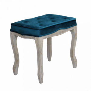 Set 2 sgabelli Marly velluto blu eleganti e moderni