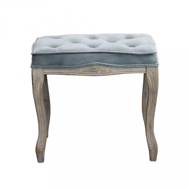 Set 2 sgabelli Marly velluto grigio eleganti e moderni
