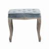 Set 2 sgabelli Marly velluto grigio eleganti e moderni