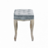Set 2 sgabelli Marly velluto grigio eleganti e moderni