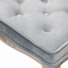 Set 2 sgabelli Marly velluto grigio eleganti e moderni