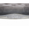 Set 2 panche Misty in velluto taupe moderne per soggiorno