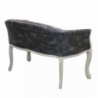 Divano Coleman in ecopelle vintage grigio moderno soggiorno