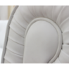 Divano 3 posti Chesterfield in ecopelle bianco elegante soggiorno