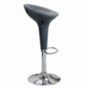 Set 2 sgabelli Jago grigi moderni regolabili per cucina e bar