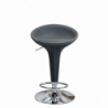 Set 2 sgabelli Jago grigi moderni regolabili per cucina e bar