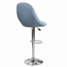 Set 2 sgabelli Flynn in metallo e legno per cucina e bar