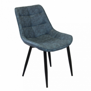 Set 4 poltrone Winona in ecopelle moderne per soggiorno e sala